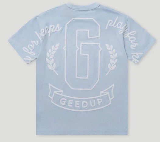 GEEDUP GPFK TEE BLU WHT