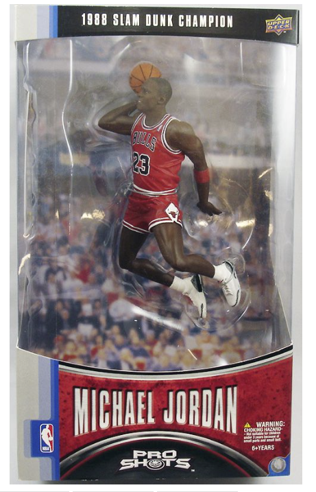 NBA PRO SHOTS - BASKET BALL - MICHAEL JORDAN 1988 SLAM DUNK CHAMPION