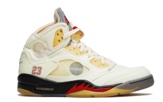 AIR JORDAN 5 RETRO OFF WHITE SAIL