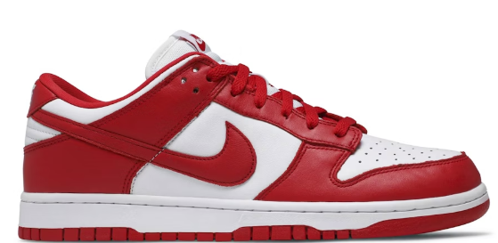 NIKE DUNK LOW SP WHITE/UNIVERSITY RED