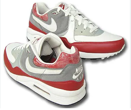 NIKE AIR MAX LIGHT RED GREY