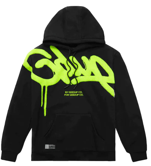 GEEDUP HOODIE HANDTAG LOGO  VOLT