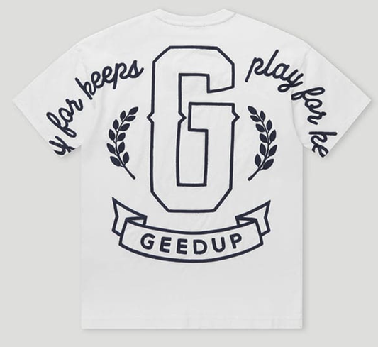 GEEDUP TEE PFK G WHITE NAVY