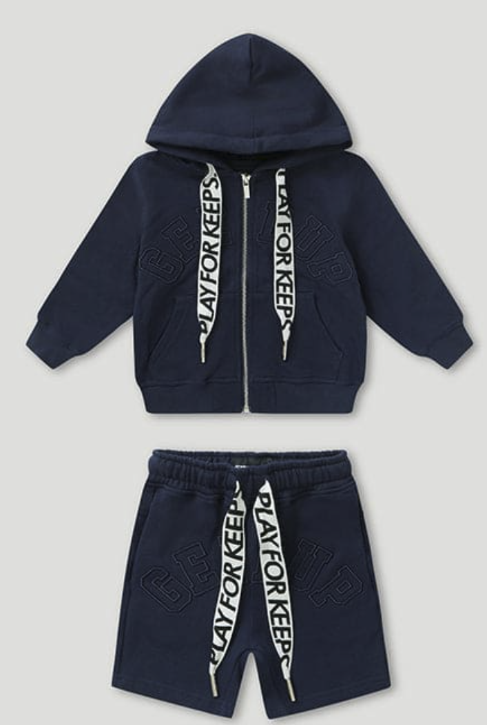 GEEDUP PFK LACED KIDS NAVY