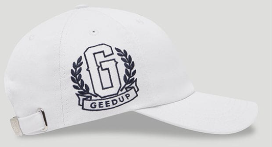 GEEDUP WREATH WHITE NAVY HAT