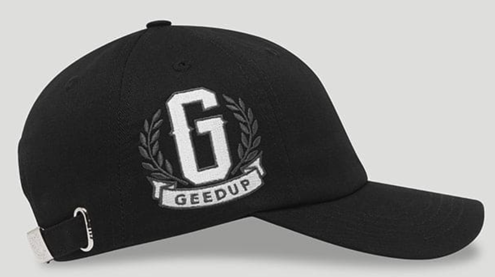 GEEDUP WREATH BLACK WHITE HAT