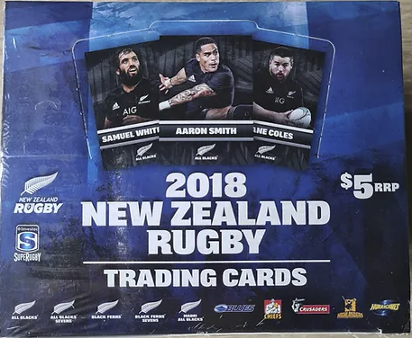 2018 NEW ZEALAND RUGBY TRADING CARDS